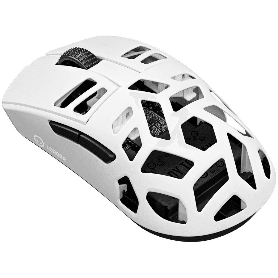 LORGAR MSE90W, Magnesium Alloy Wireless Gaming Mouse Elite, White 2
