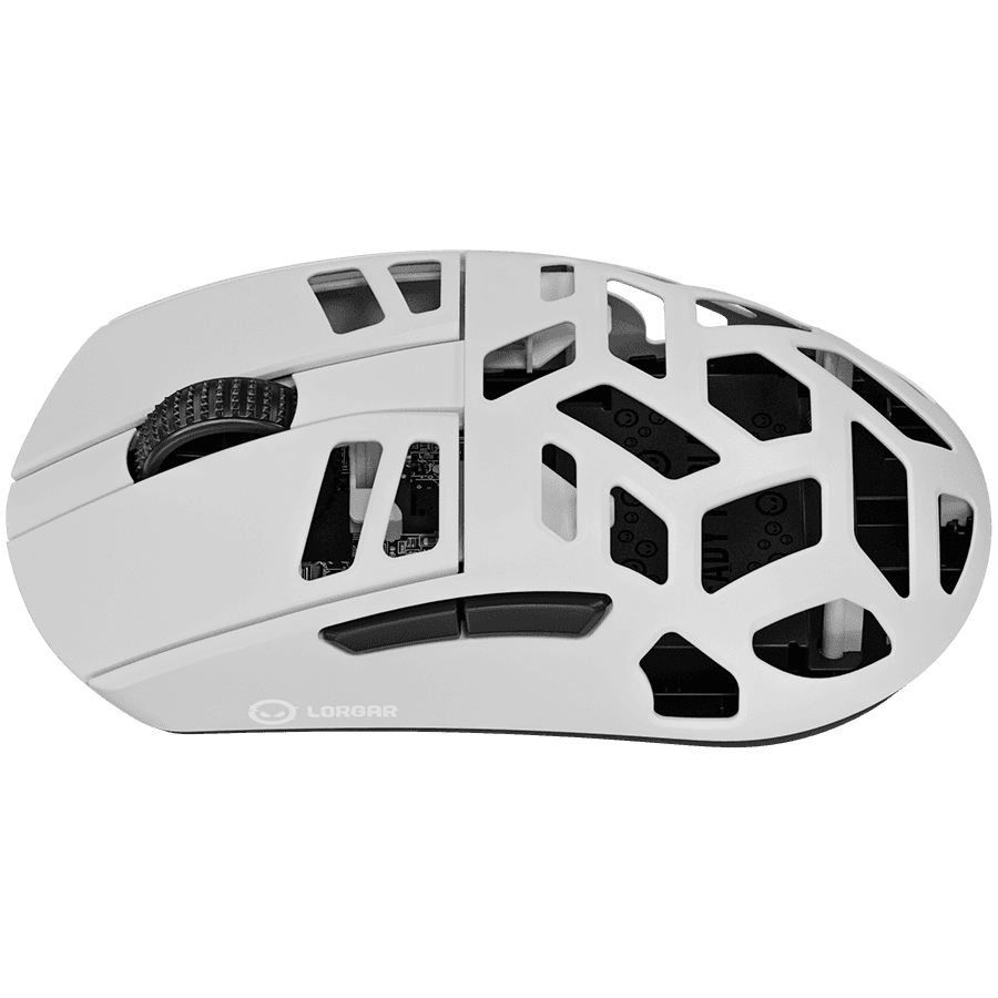 LORGAR MSE90W, Magnesium Alloy Wireless Gaming Mouse Elite, White 3
