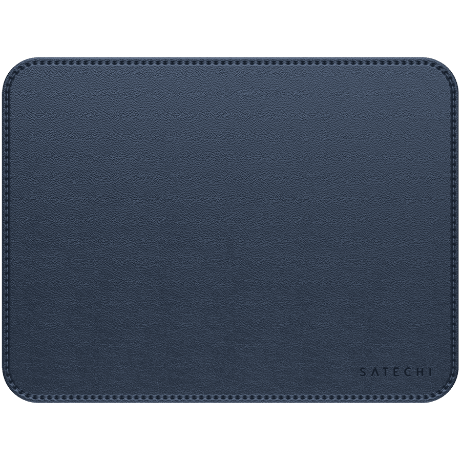 SATECHI Vegan-Leather Premium Mouse Pad (Blue)