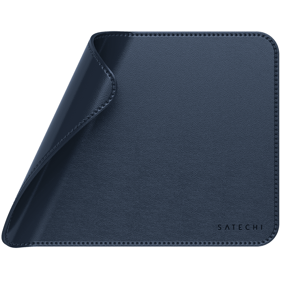 SATECHI Vegan-Leather Premium Mouse Pad (Blue) 3