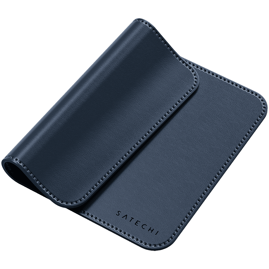 SATECHI Vegan-Leather Premium Mouse Pad (Blue) 4
