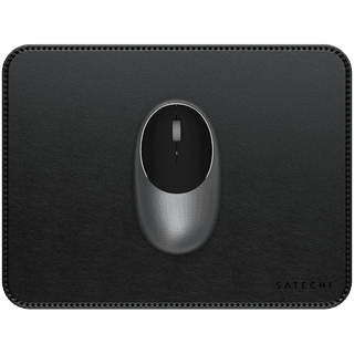 SATECHI Vegan-Leather Premium Mouse Pad (Black)
