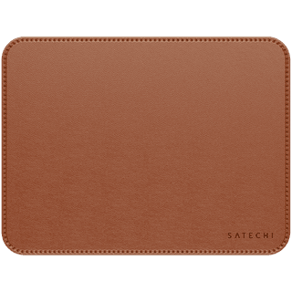 SATECHI Vegan-Leather Premium Mouse Pad (Brown)