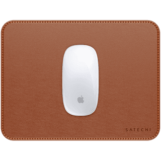 SATECHI Vegan-Leather Premium Mouse Pad (Brown)
