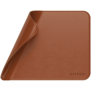 SATECHI Vegan-Leather Premium Mouse Pad (Brown)