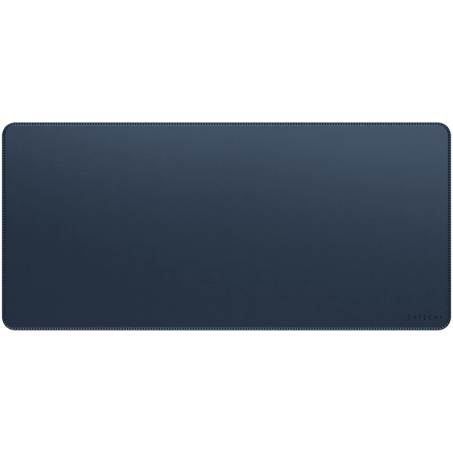 SATECHI Vegan-Leather Premium Desk Mat (Blue)
