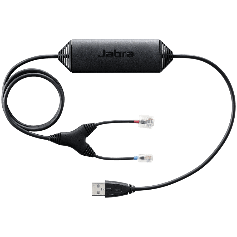 JABRA Link EHS-Adapter for 9120 DHSG, GN 93XX, PRO 94XX, PRO 920 and GO 6470 for electronically accepting calls for Cisco desk phones via USB(Cisco IP 8961, 9951 and 9971). this connection cord supports multiuse connection between desk phone and PC