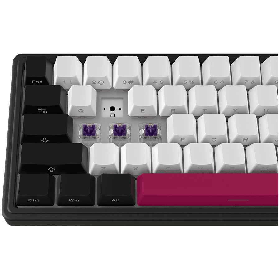 LORGAR KBP70MW, Wireless 65% Mechanical Gaming Keyboard Pro, Black/red, EN layout 8