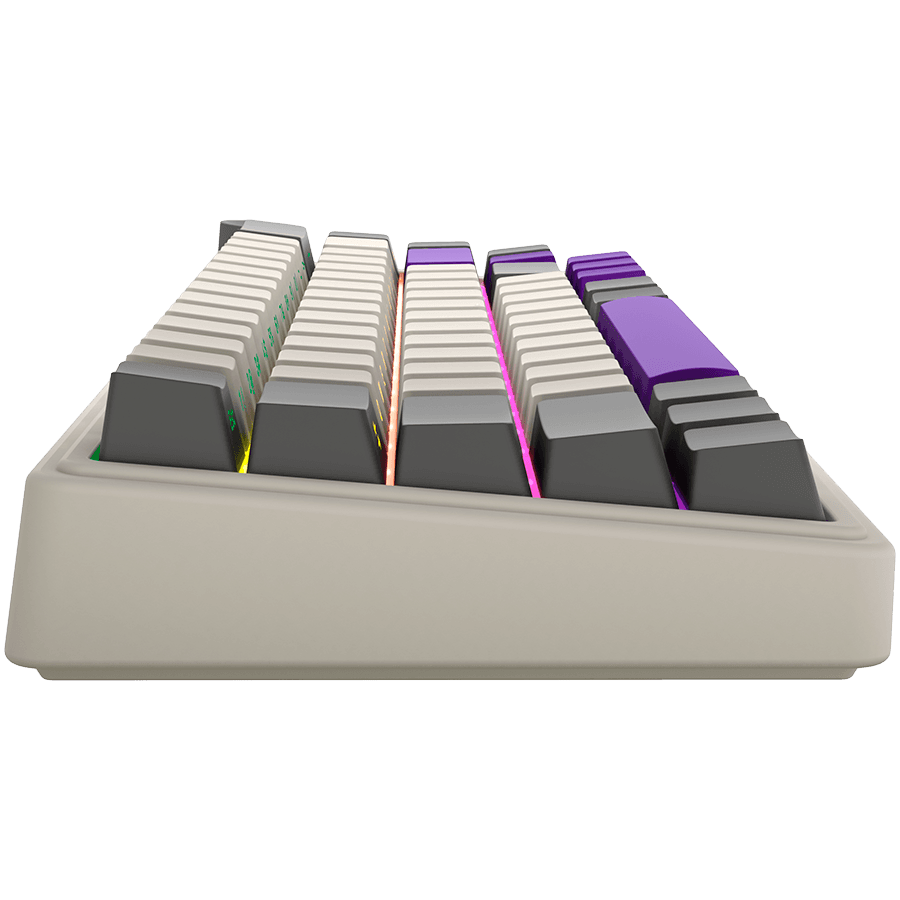 LORGAR KBP70MW, Wireless 65% Mechanical Gaming Keyboard Pro, Beige, EN layout 4