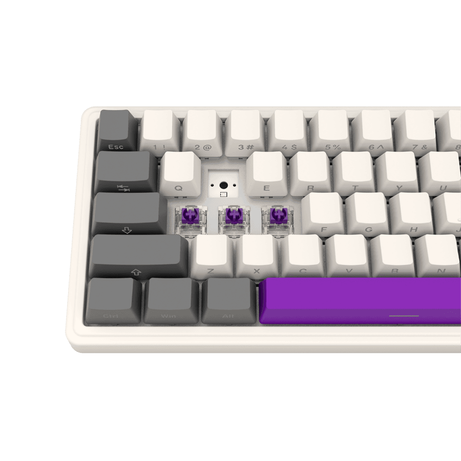 LORGAR KBP70MW, Wireless 65% Mechanical Gaming Keyboard Pro, Beige, EN layout 8