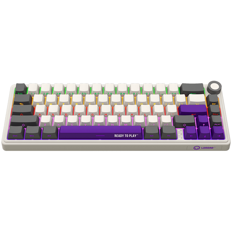 LORGAR KBP70MW, Wireless 65% Mechanical Gaming Keyboard Pro, Beige, EN layout 3