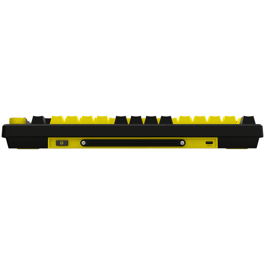 LORGAR KBP7075W, Wireless 75% Mechanical Gaming Keyboard Pro, Black/yellow, EN layout 6