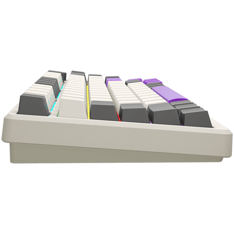 LORGAR KBP7075W, Wireless 75% Mechanical Gaming Keyboard Pro, Beige, EN layout 4