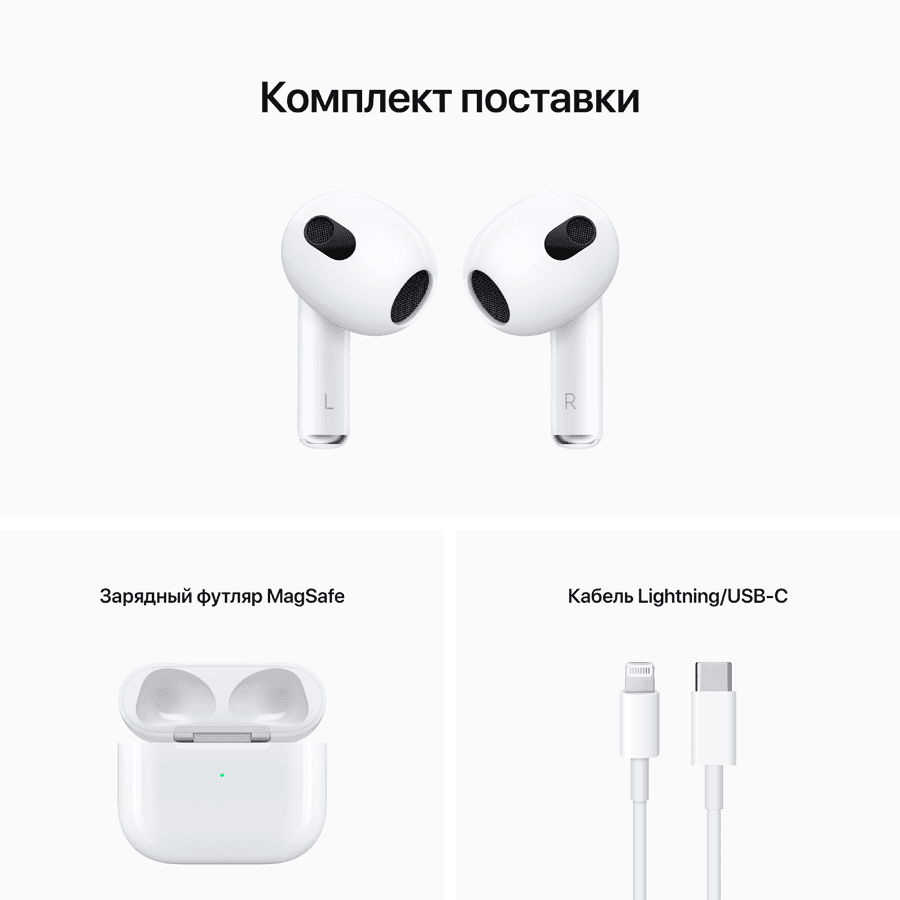 Apple AirPods (3rd generation) with Wireless Charging Case A2564 A2566 8