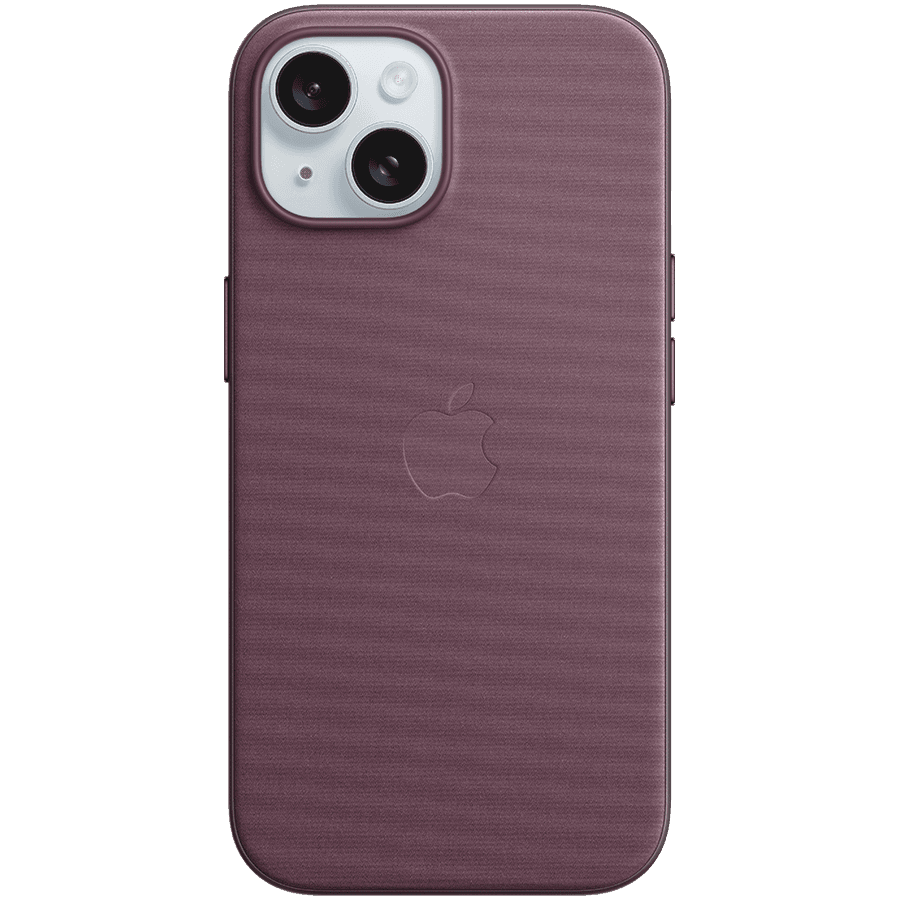 iPhone 15 FineWoven Case with MagSafe - Mulberry