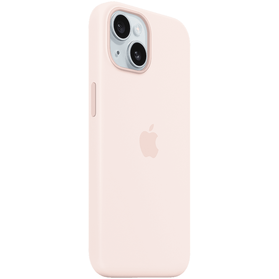 iPhone 15 Silicone Case with MagSafe - Light Pink 2
