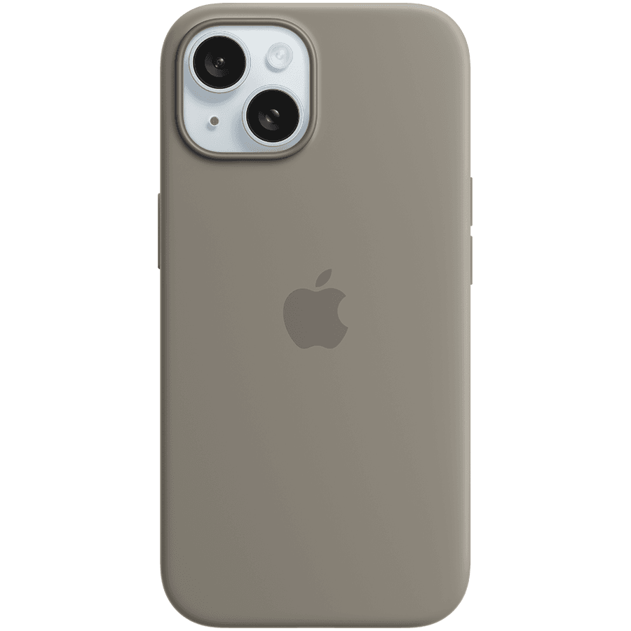 iPhone 15 Silicone Case with MagSafe - Clay