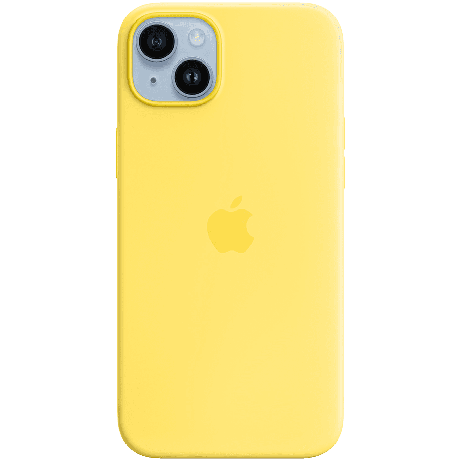 iPhone 14 Plus Silicone Case with MagSafe - Canary Yellow