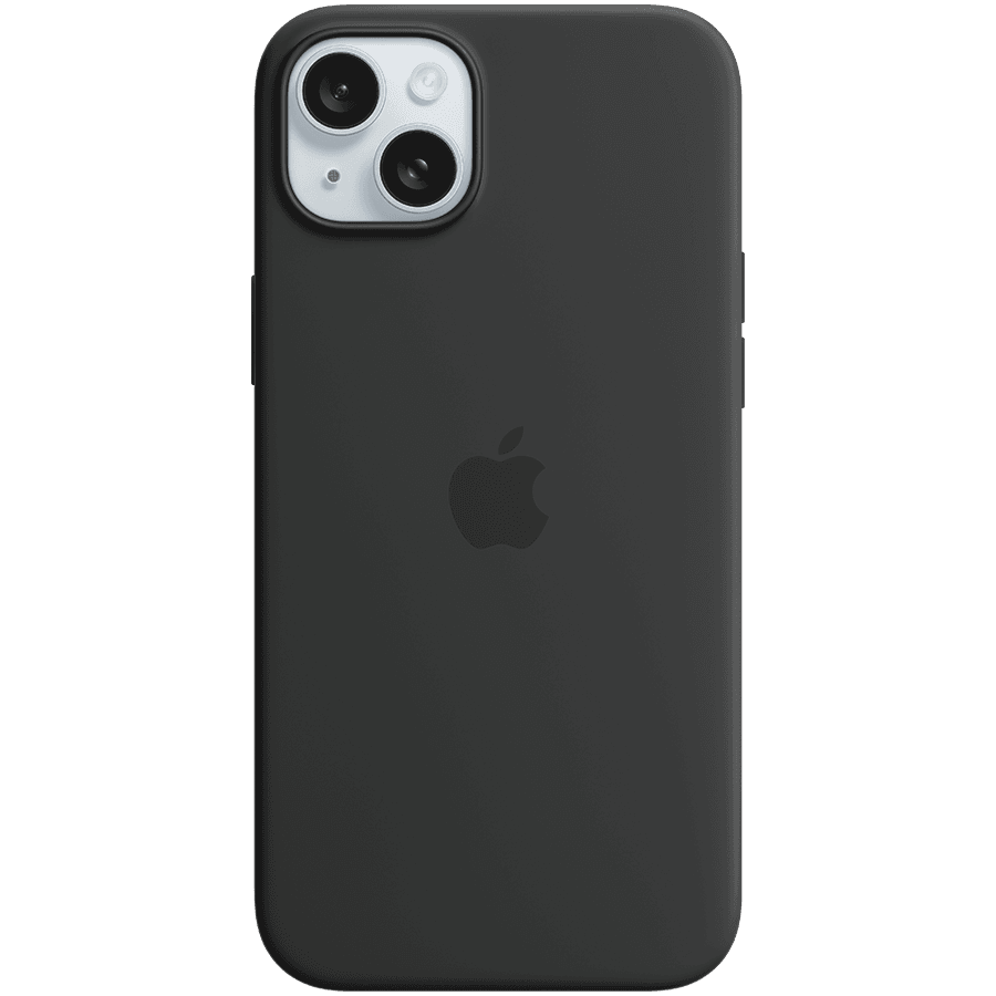 iPhone 15 Plus Silicone Case with MagSafe - Black