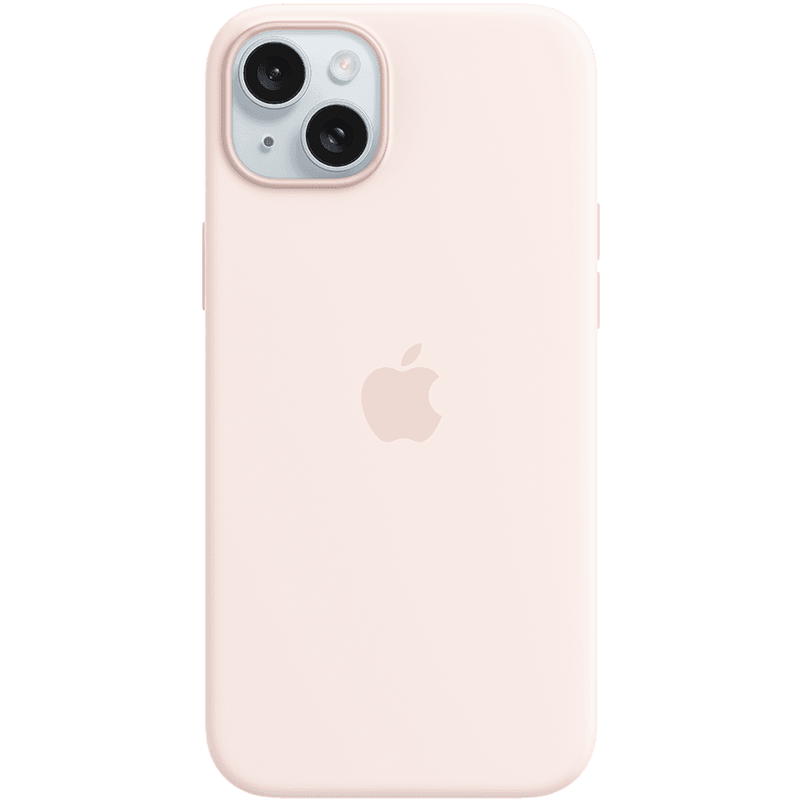 iPhone 15 Plus Silicone Case with MagSafe - Light Pink