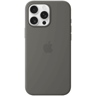Apple iPhone 16 Pro Max Silicone Case with MagSafe - Stone Gray