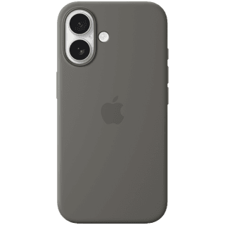 Apple iPhone 16 Silicone Case with MagSafe - Stone Gray