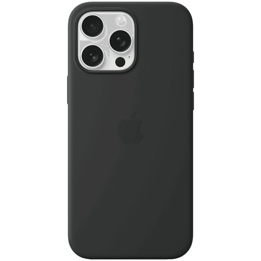 iPhone 16 Pro Max Silicone Case with MagSafe - Black