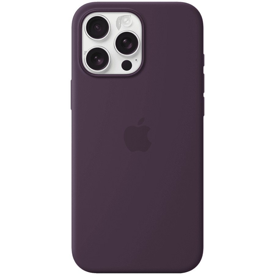 iPhone 16 Pro Max Silicone Case with MagSafe - Plum