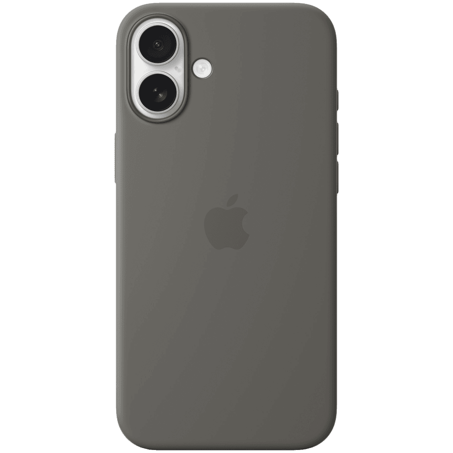 iPhone 16 Plus Silicone Case with MagSafe - Stone Gray