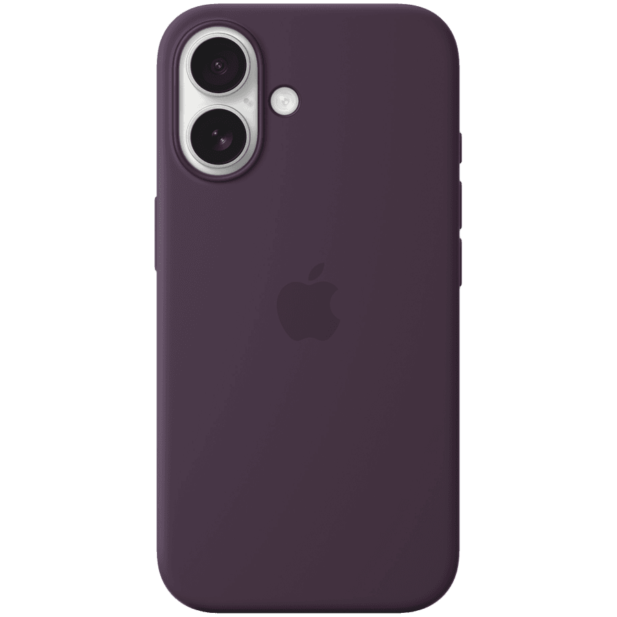 iPhone 16 Silicone Case with MagSafe - Plum