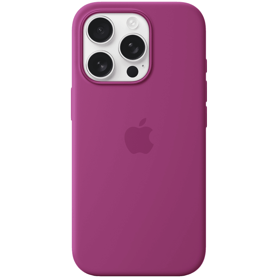 iPhone 16 Pro Silicone Case with MagSafe - Fuchsia