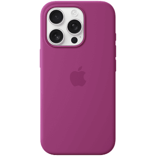 Apple iPhone 16 Pro Silicone Case with MagSafe - Fuchsia
