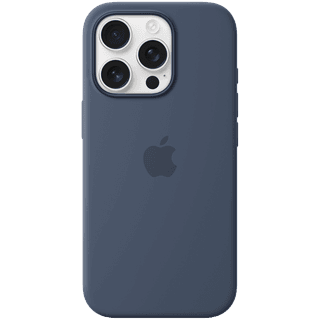 Apple iPhone 16 Pro Silicone Case with MagSafe - Denim