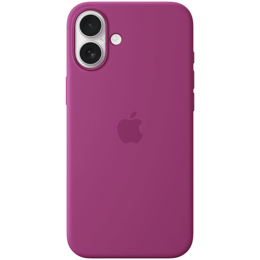 iPhone 16 Plus Silicone Case with MagSafe - Fuchsia