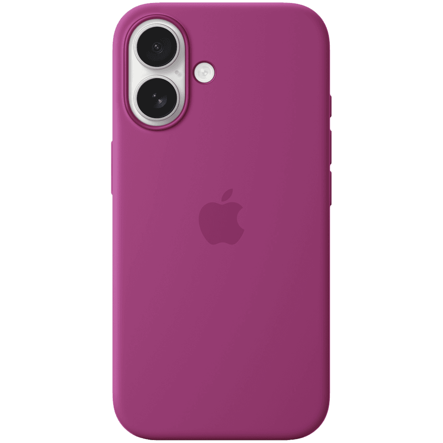 iPhone 16 Silicone Case with MagSafe - Fuchsia