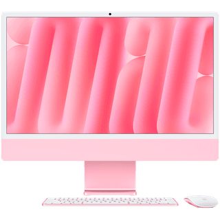 24-inch iMac with Retina 4.5K display: Apple M4 chip with 10‑core CPU and 10‑core GPU, 24GB, 512GB SSD - Pink
