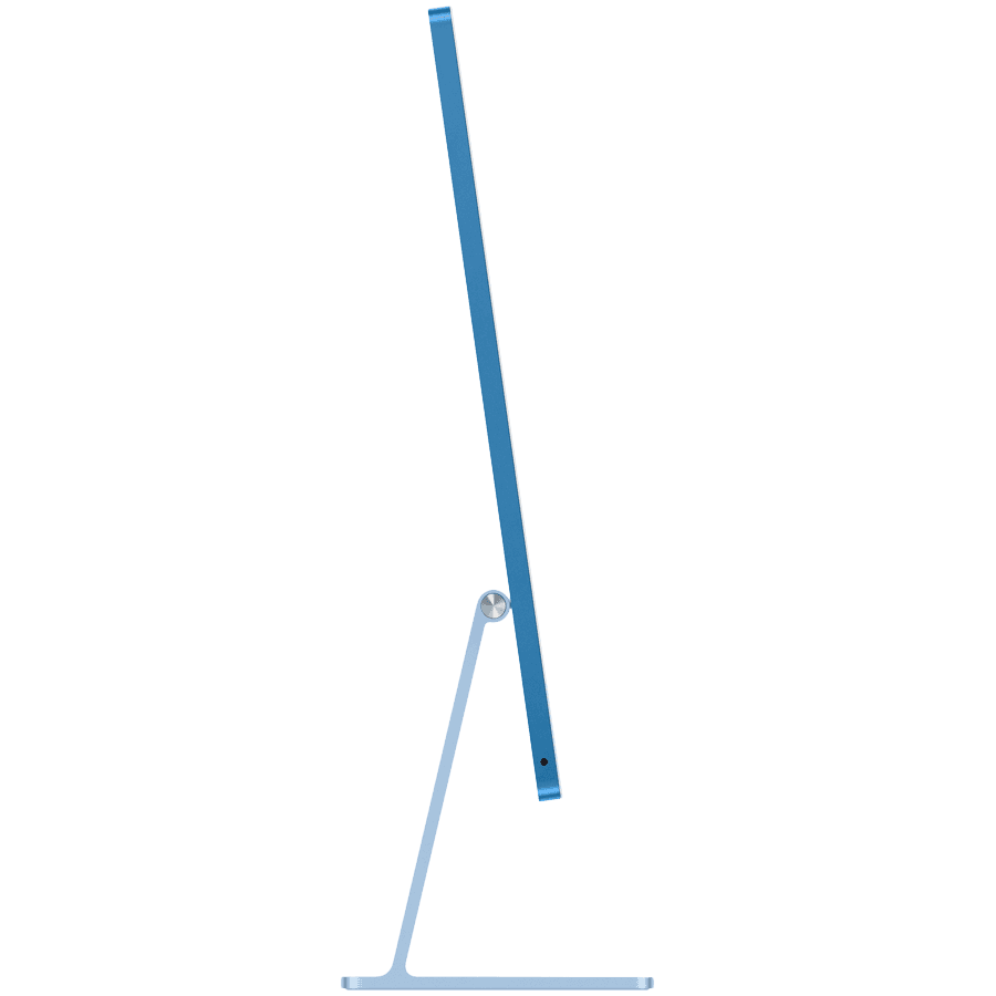 24-inch iMac with Retina 4.5K display: Apple M4 chip with 8‑core CPU and 8‑core GPU, 16GB, 256GB SSD - Blue 3