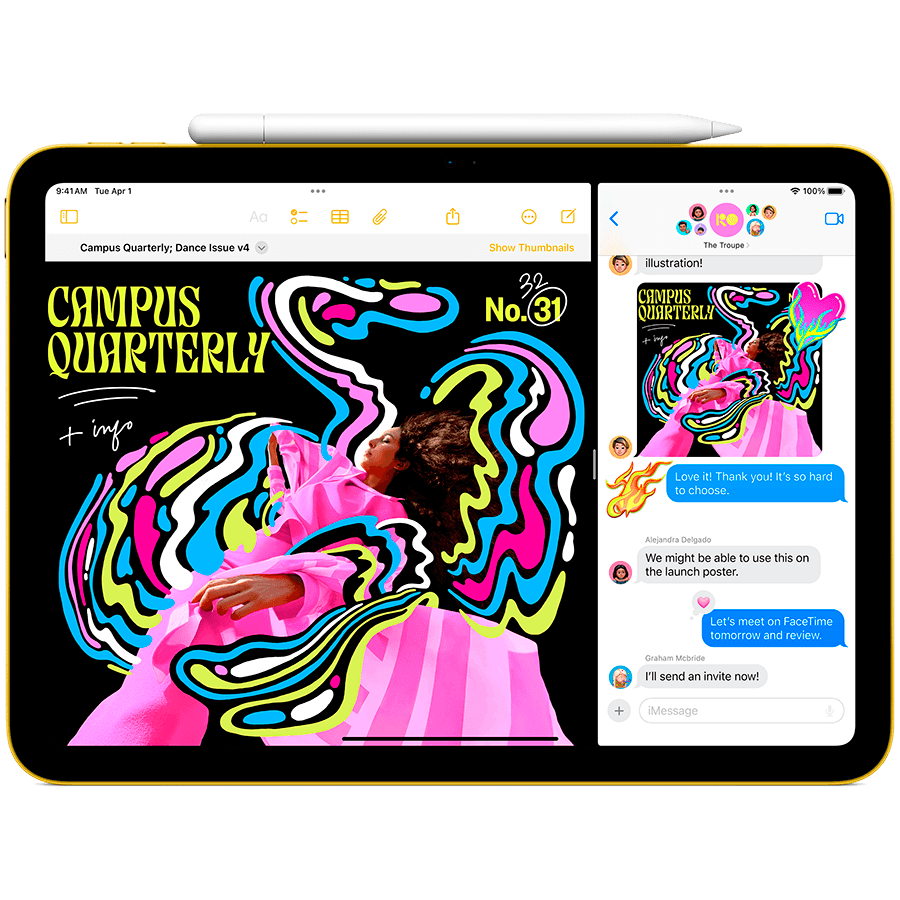 11-inch iPad Wi-Fi 128GB - Yellow 4