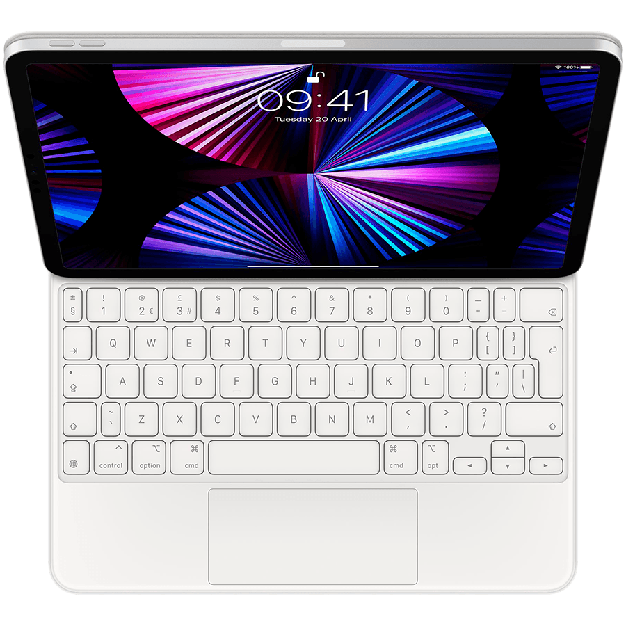 Magic Keyboard for iPad Pro 11-inch (3rd generation) and iPad Air (4th generation) - International English - White