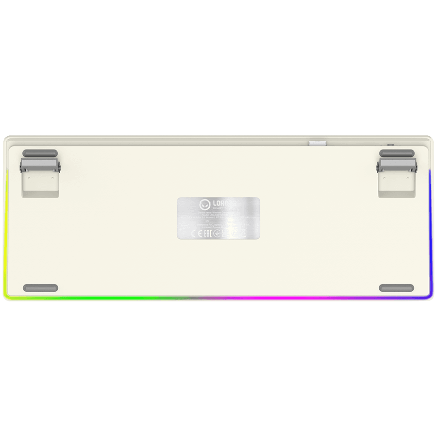 LORGAR KBP70TKLW, Wireless TKL Mechanical Gaming Keyboard Pro, Beige, EN layout 8