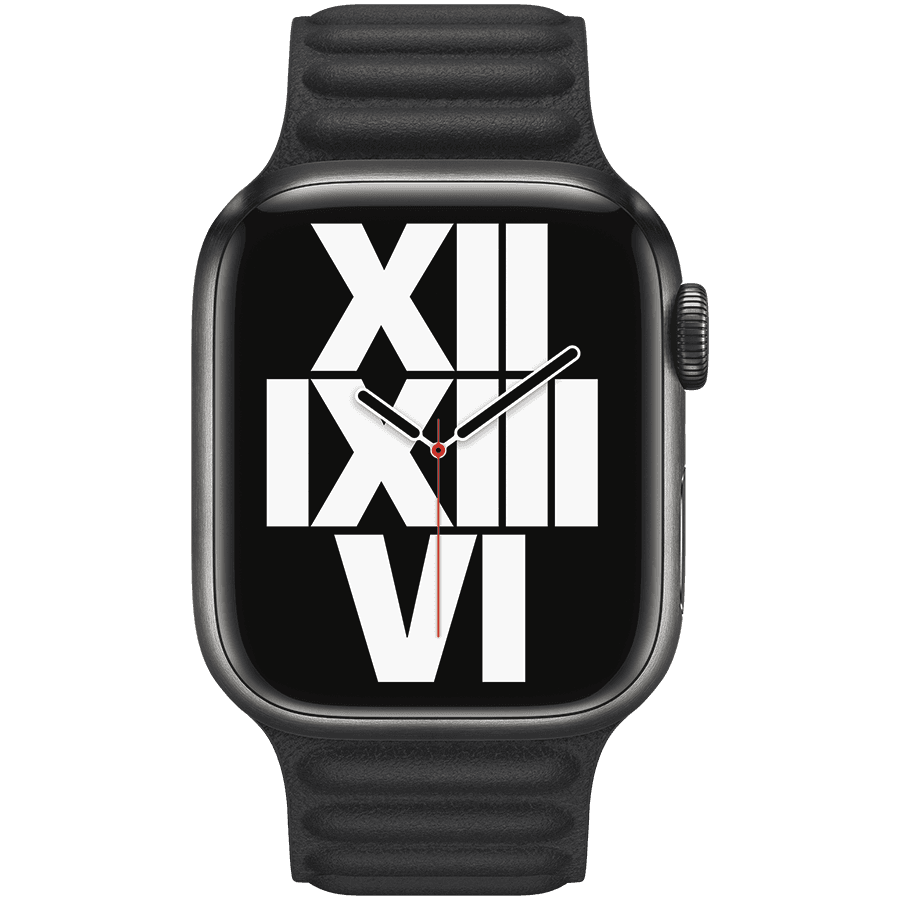 41mm Midnight Leather Link - M/L 3