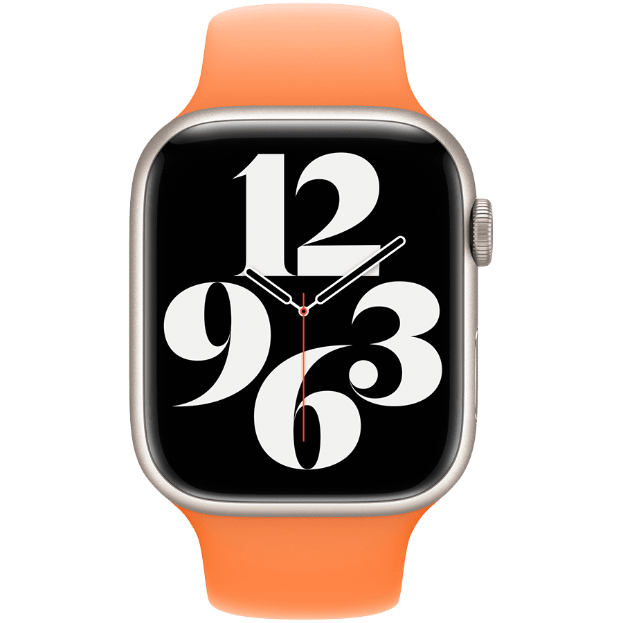 45mm Bright Orange Sport Band 3