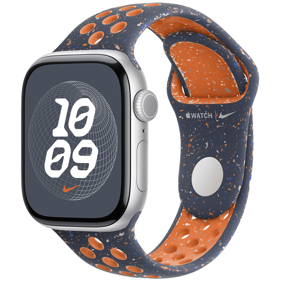 42mm Blue Flame Nike Sport Band - S/M 2