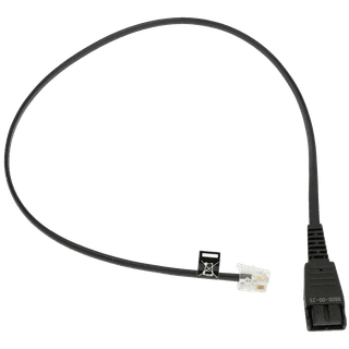 Jabra QD Cord to RJ10, straight, 0, 5 meters, Siemens-allocation