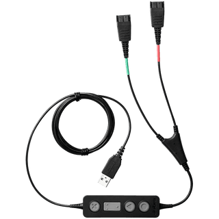Jabra Link 265 USB with 2 QD Training cable with mute option