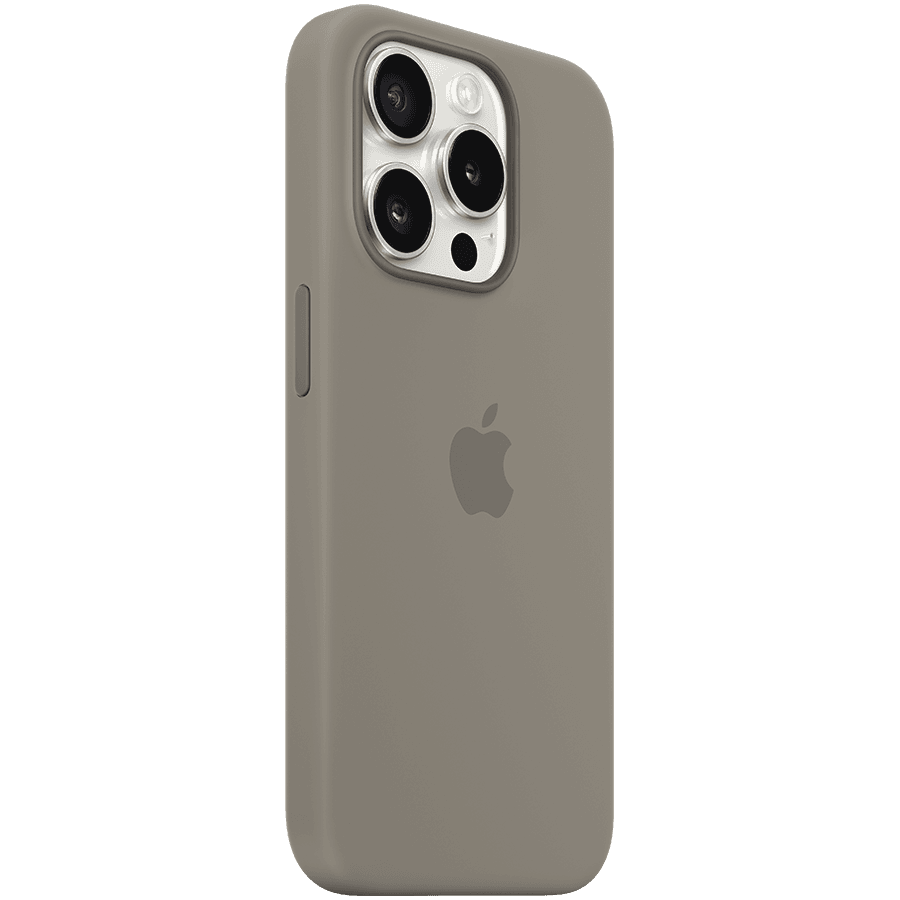 iPhone 15 Pro Silicone Case with MagSafe - Clay 2