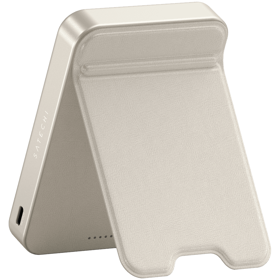 SATECHI Qi2 10K Magnetic Power Bank with Stand (Sand) 2