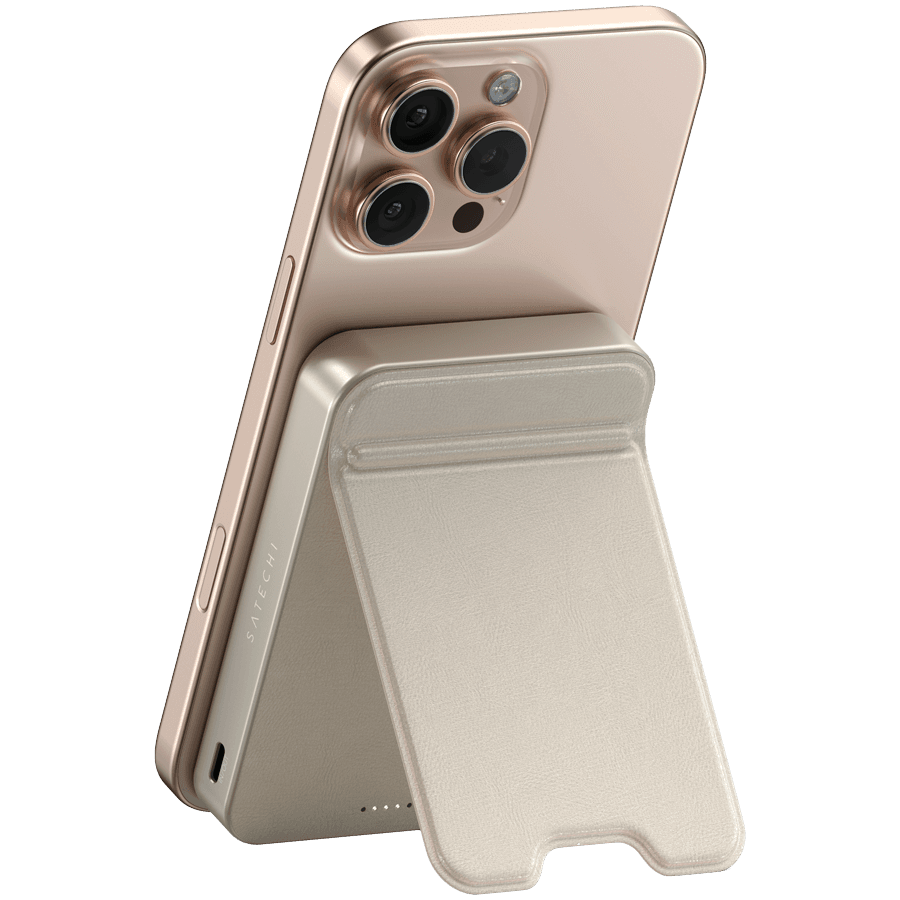 SATECHI Qi2 10K Magnetic Power Bank with Stand (Sand) 6