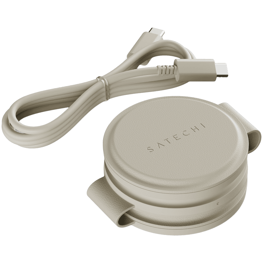 SATECHI OntheGo 3-in-1 Wireless Charger (Sand) 3