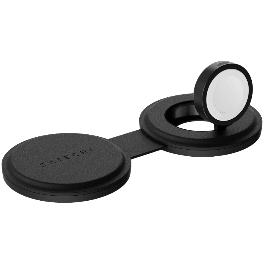 SATECHI OntheGo 2-in-1 Wireless Charger (Black) 4